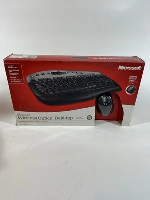 Microsoft Wireless Optical Desktop Keyboard Mouse  1006 1008  1010PC MAC - Image 1 of 4