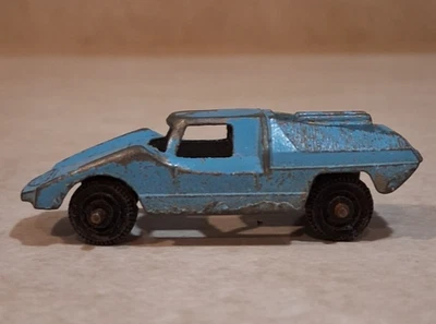 Tootsietoy Diecast Metal Baby Blue Fiat Abarth Car, Made in USA, Vintage - Image 1 of 4