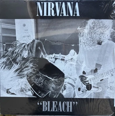 1989 Nirvana Bleach UK SUPER RARE 1st Press Only 300 White Vinyl - Image 1 of 4