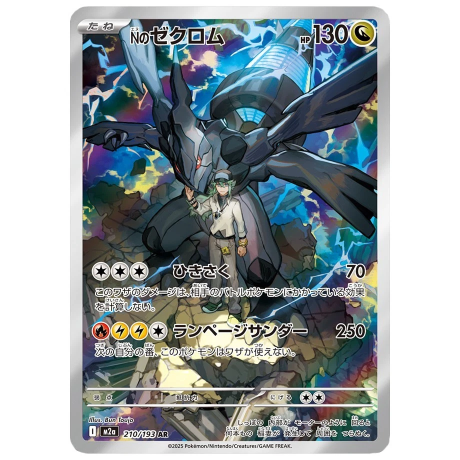 Pokémon TCG Zekrom Japanese Individual Collectible Card Game Cards