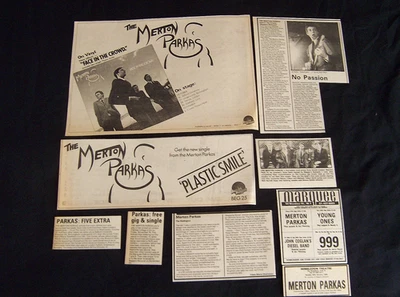 MERTON PARKAS 1979 / 80 MOD REVIVAL ORIGINAL VINTAGE ADVERTS ARTICLE CLIPPINGS - Image 1 of 4