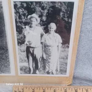 Older Couple Posing Outside In Nice Clothing Fashion 1880-1920 Photo Picture Vtg - Picture 1 of 8