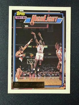 1992-93 Topps Gold Label Michael Jordan #3 Highlight Chicago Bulls Foto 1 de 3