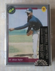 1991 Classic Baseball Draft Picks Limited Edition Set #d COA Manny Ramirez RC - Picture 1 of 6