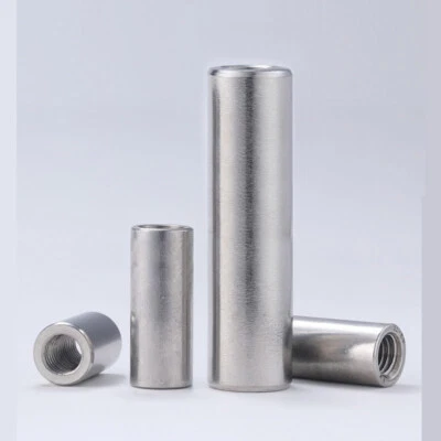 M8-M16 Gewindemuffen Edelstahl A2 Rund Verbindungsmutter Langmutter Gewindehülse - Bild 1 von 4