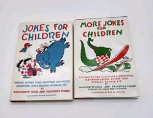 Vintage 1963 Jokes For Children 1984 More Jokes For Children Hardcover Book Lot - Imagen 1 de 4