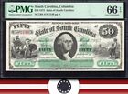 1872 $ 50 STAAT SOUTH CAROLINA COLUMBIA SC VERALTETE BANKNOTE PMG 66 EPQ 2140.