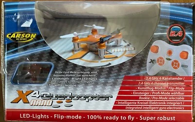 Drohne X4 Quadcopter NANO 100% RTF 2.4 GHz orange von Carson RC Sport - Bild 1 von 4