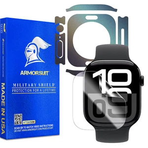 Armorsuit [1+6] Vinyl Skin Wrap Apple Watch Series 10 46 mm + Screen Protector - Picture 1 of 25