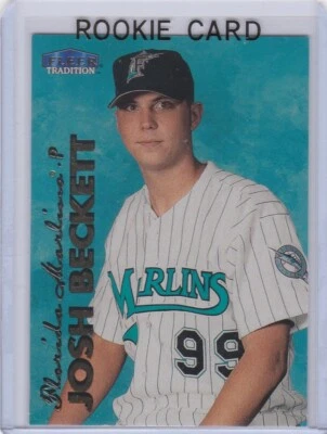 JOSH BECKETT ROOKIE CARD 1999 Fleer Update RC Baseball Marlins BOSTON RED SOX - Image 1 of 2