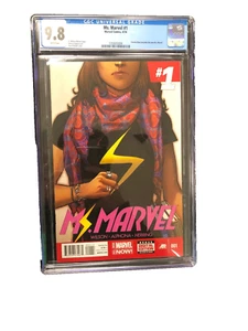 Ms. Marvel #1 (CGC 9.8) 1st Kamala Khan G Willow Wilson 1st Printing - Picture 1 of 8