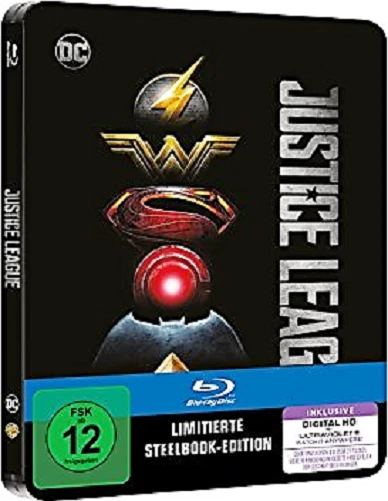 Justice League - Limitierte Steelbook Edition [BLU-RAY] NEU OVP Deutsch - Bild 1 von 1