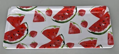 Melamine Watermelon Design 14.5" X 7.5" Tray - Image 1 of 4