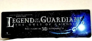 NEW LEGEND OF THE GUARDIANS THE OWLS OF GA'HOOLE 3D BOOKMARK PROMO DOUBLE SIDED - Picture 1 of 4