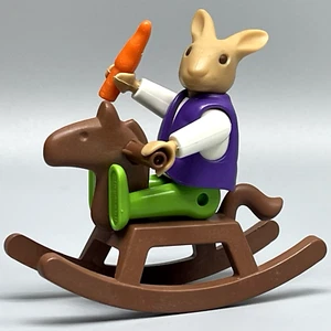 Playmobil Easter Egg Bunny Rabbit Rocking Horse Boy Male Child Figure Holiday - Picture 1 of 4