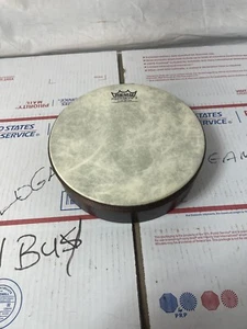 Remo Fiberskyn Frame Drum 8" Diameter 2.5" High Hand Percussion - Foto 1 di 6