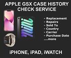 Repairs History Cases, Replacement Cases check service, fits iPhone, iPad, iPod