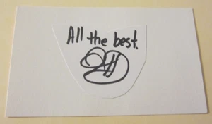 Heather Doerksen Actress Autographed Signed 3X5 Index Card "Cabin in the Woods" - Picture 1 of 3