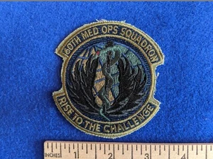 USAF 60th Med Ops Squadron Rise To The Challenge Patch Subdued AB0020 - Picture 1 of 2