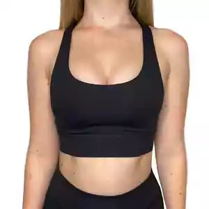 Khaos Women's Power Workout Bra - High Support, Stretchy, Comfortable Fit - Picture 1 of 11