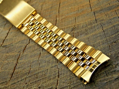 Hirsch Vintage Deployment Clasp Watch Band NOS Unused Stainless 18mm & 20mm - Image 1 of 4