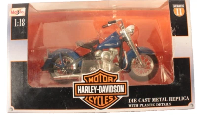 Motocicleta Maisto 1:18 Harley-Davidson Serie 11 1953 74 FL Hydra-Glide Foto 1 de 3