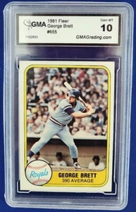 1981 George Brett Fleer Royals # 655 MINT 10 - Picture 1 of 1