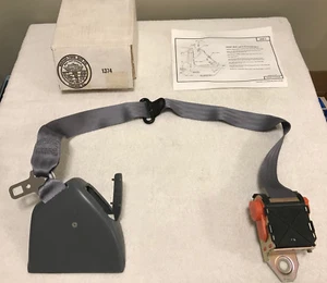 NOS Camaro IROC Firebird Convertible Gray Front RH Passenger Seat Belt 1987-1992 - Picture 1 of 10