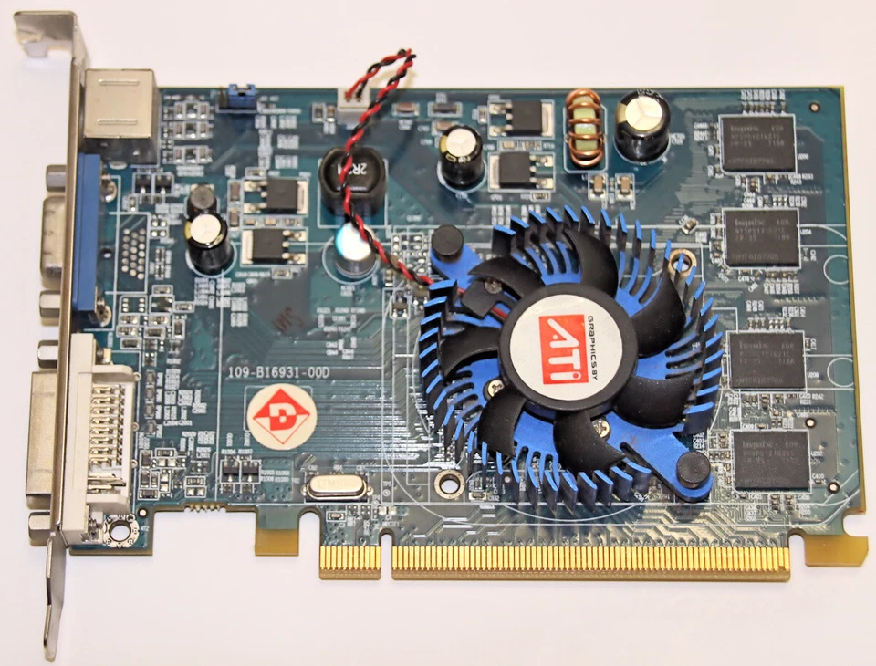 ATI HD2400 PRO 512MB DDR2 PCI E VGA/TVO/DVI-I, Ships FAST  (#236) - Image 1 of 3