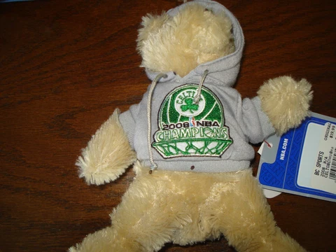 Boston Celtics 2008 NBA Champions Plush Teddy Bear Collectible NEW NWT Cover
