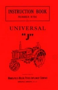 Minneapolis Moline J Universal Tractor Operators Manual de instrucciones - Imagen 1 de 1