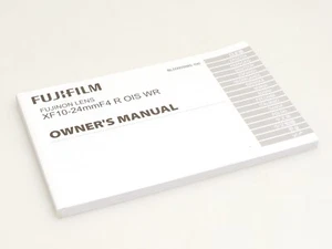 FUJIFILM Bedienungsanleitung für das FUJINON Lens XF 10-24mm F4 R OIS WR - Picture 1 of 1