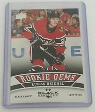 UD 2022-23 EXTENDED LUKAS REICHEL ROOKIE GEMS 2 DIAMOND BD-24 CHICAGO BLACKHAWKS