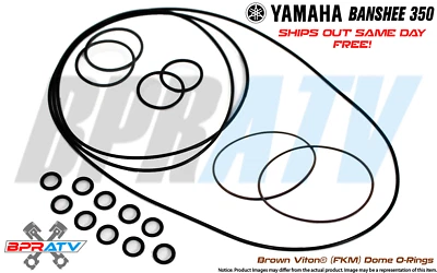 Banshee 421cc CUB Cylinder Cool Head Domes Orings O-rings BROWN VITON O-Ring Kit - Image 1 of 4