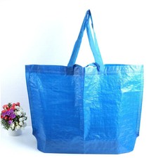 1PC Carrier Bag Large Blue Storage bag Shopping Bag Home Organizer 