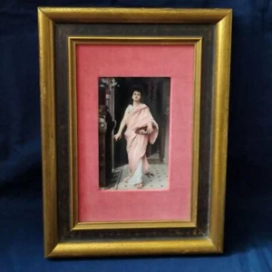 KPM Berlin Framed Ceramic Print "Female Figure" - Picture 1 of 10