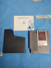 NES Gauntlet II Nintendo Entertainment System Sleeve Manual 1990 1986 Tengen