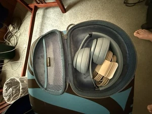 Beats - Solo 4 True Wireless On-Ear Headphones - Slate Blue And Case - Picture 1 of 7