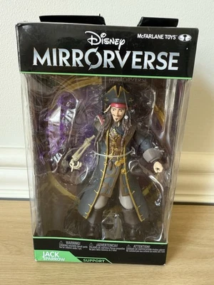 Figura de acción Disney Mirrorverse Capitán Jack Sparrow 7" con accesorios Foto 1 de 2