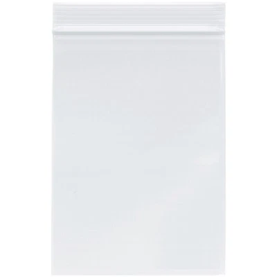 Plymor 5" x 7", 2 Mil Zipper Reclosable Plastic Bags - Image 1 of 3