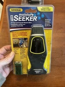GENERAL The Moisture Seeker - Pin Type Moisture Meter MM1E - BRAND NEW - Picture 1 of 4