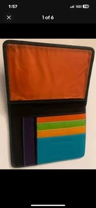 Lot Of 3 MywalitLeather PassportDocument Holder Wallet CardSlots TravelOrganizer - Picture 1 of 6