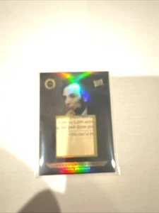 2024 Pieces Of The Past 1800's Edition Abraham Lincoln #131 Relic Mem - Picture 1 of 2