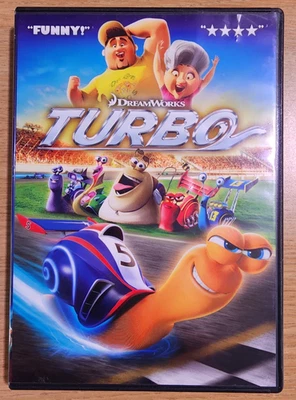 Turbo (DVD, 2013, Widescreen) Animated Dreamworks Comedy, Ryan Reynolds - Image 1 of 2