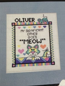 My Significant Other Cat Counted Cross Stitch Pattern Magazine Pages - Picture 1 of 4