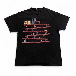 2006 Nintendo Donkey Kong Graphic T-Shirt Y2K Vintage Goth Emo Skate - Picture 1 of 3