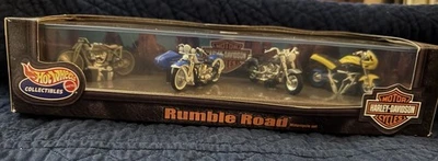 Juego de motocicletas de carretera Hot Wheels Rumble Harley Davidson serie de fabricantes COMO NUEVO Foto 1 de 4
