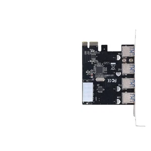 USB 3.0 PCI Express Expansion Card Support For Windo-ws 2000 System 5Gbps 4 NEW - Afbeelding 1 van 12