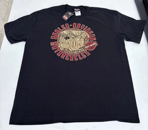 Harley Davidson Highland Somerset heavyweight Black T-shirt Size XL NWT - Picture 1 of 9