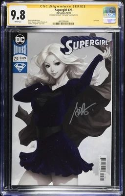 Supergirl #23 Stanley 'Artgerm' Lau Foil Variant CGC 9.8 - Signed - Image 1 of 3